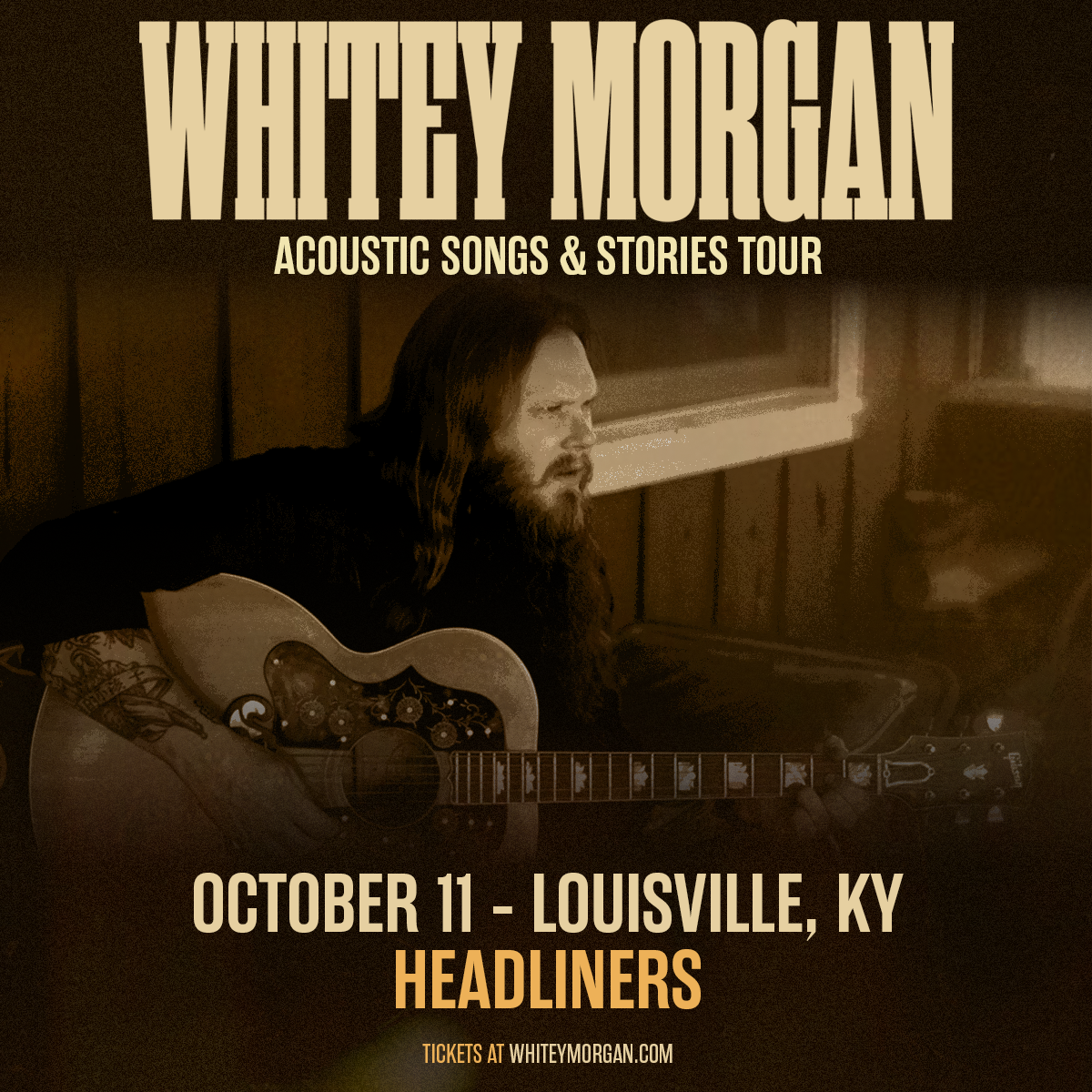 Whitey Morgan: Acoustic Songs & Stories Tour